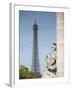 Statue on the Alexandre Iii Bridge and the Eiffel Tower, Paris, France, Europe-Richard Nebesky-Framed Photographic Print