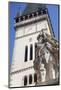 Statue Outside Basilica of St. Egidius in Radnicne Square-Ian Trower-Mounted Photographic Print