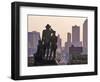 Statue Overlooking the City, Des Moines, Iowa-Chuck Haney-Framed Photographic Print