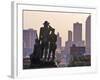 Statue Overlooking the City, Des Moines, Iowa-Chuck Haney-Framed Photographic Print