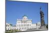 Statue, Pamyatnik Knyazyu Vladimiru, Pashkov House in the background, Moscow, Russia-Richard Maschmeyer-Mounted Photographic Print