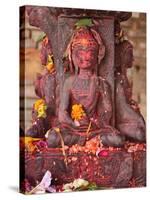 Statue, Patan, Bagmati, Central Region (Madhyamanchal), Nepal, Asia-Jochen Schlenker-Stretched Canvas