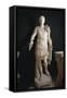 Statue Representing the Emperor Caligula-null-Framed Stretched Canvas