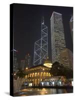 Statue Square, Cheung Kong Centre and Sin Hua Bank, Hong Kong-Sergio Pitamitz-Stretched Canvas