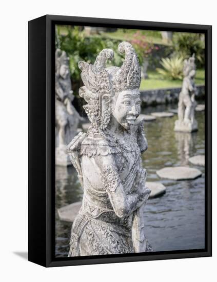 Statue, Tirta Gangga royal water garden, Bali, Indonesia, Southeast Asia, Asia-Melissa Kuhnell-Framed Stretched Canvas