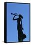 Statue, Woman, Laisves Aleja Avenue, Promenade, Kaunas, Lithuania-Dallas and John Heaton-Framed Stretched Canvas