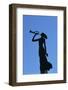 Statue, Woman, Laisves Aleja Avenue, Promenade, Kaunas, Lithuania-Dallas and John Heaton-Framed Photographic Print