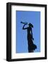 Statue, Woman, Laisves Aleja Avenue, Promenade, Kaunas, Lithuania-Dallas and John Heaton-Framed Photographic Print