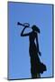 Statue, Woman, Laisves Aleja Avenue, Promenade, Kaunas, Lithuania-Dallas and John Heaton-Mounted Photographic Print