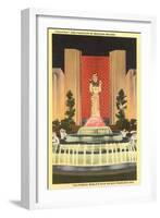 Statue, World's Fair, San Francisco, California-null-Framed Art Print