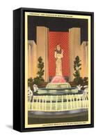 Statue, World's Fair, San Francisco, California-null-Framed Stretched Canvas