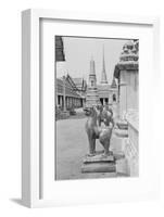 Statues and Bangkok Buildings-Philip Gendreau-Framed Photographic Print