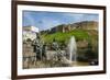 Statues and Fountains Below the Citadel of Erbil (Hawler)-Michael Runkel-Framed Photographic Print