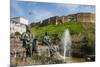 Statues and Fountains Below the Citadel of Erbil (Hawler)-Michael Runkel-Mounted Photographic Print