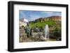 Statues and Fountains Below the Citadel of Erbil (Hawler)-Michael Runkel-Framed Photographic Print