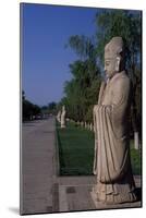 Statues and Tombs of Ming Dynasty Along Sacred Way or Spirit Way, Beijing, China-null-Mounted Giclee Print