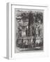 Statues around a Lime-Tree in Nuremberg Castle-null-Framed Giclee Print