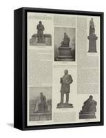 Statues at Large-null-Framed Stretched Canvas