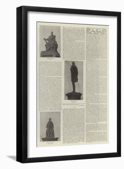 Statues at Large-null-Framed Giclee Print