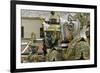 Statues at the Temple of the Emerald Buddha (Wat Phra Kaew)-John Woodworth-Framed Photographic Print