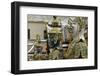 Statues at the Temple of the Emerald Buddha (Wat Phra Kaew)-John Woodworth-Framed Photographic Print