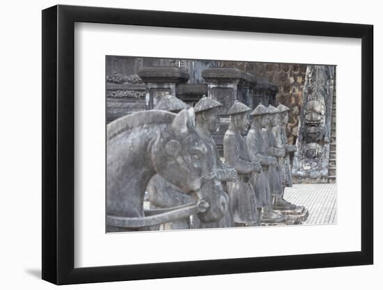 Statues at Tomb of Khai Dinh, Hue, Thua Thien-Hue, Vietnam, Indochina, Southeast Asia, Asia-Ian Trower-Framed Photographic Print