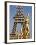 Statues at Trocadero and Eiffel Tower-Rudy Sulgan-Framed Photographic Print