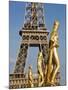 Statues at Trocadero and Eiffel Tower-Rudy Sulgan-Mounted Photographic Print