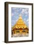 Statues at Wat Phra-Kaew-leelana-Framed Photographic Print