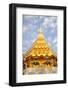 Statues at Wat Phra-Kaew-leelana-Framed Photographic Print