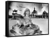 Statues,Chantilly Chateau, Picardy, France-Simon Marsden-Framed Stretched Canvas