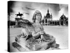 Statues,Chantilly Chateau, Picardy, France-Simon Marsden-Stretched Canvas