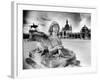 Statues,Chantilly Chateau, Picardy, France-Simon Marsden-Framed Giclee Print