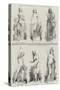 Statues for the Egyptian Hall in the Mansion House-null-Stretched Canvas