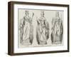 Statues for the New Wing of Somerset-House, Office of Inland Revenue-null-Framed Premium Giclee Print