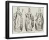 Statues for the New Wing of Somerset-House, Office of Inland Revenue-null-Framed Premium Giclee Print