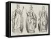 Statues for the New Wing of Somerset-House, Office of Inland Revenue-null-Framed Stretched Canvas