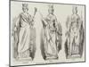 Statues for the New Wing of Somerset-House, Office of Inland Revenue-null-Mounted Giclee Print