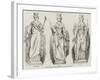 Statues for the New Wing of Somerset-House, Office of Inland Revenue-null-Framed Giclee Print