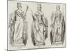 Statues for the New Wing of Somerset-House, Office of Inland Revenue-null-Mounted Giclee Print