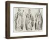 Statues for the New Wing of Somerset-House, Office of Inland Revenue-null-Framed Giclee Print