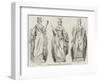 Statues for the New Wing of Somerset-House, Office of Inland Revenue-null-Framed Giclee Print