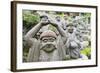 Statues in Daisho-In Buddhist Temple, Miyajima Island, Hiroshima Prefecture, Honshu, Japan, Asia-Christian Kober-Framed Photographic Print