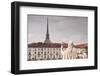 Statues in Front of Gran Madre Di Dio Look over to Mole Antonelliana-Julian Elliott-Framed Photographic Print