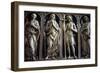 Statues in Glazed Terracotta, Part of the Altar Frontal from the Altar-Andrea Della Robbia-Framed Giclee Print