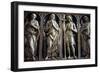 Statues in Glazed Terracotta, Part of the Altar Frontal from the Altar-Andrea Della Robbia-Framed Giclee Print