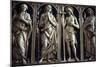 Statues in Glazed Terracotta, Part of the Altar Frontal from the Altar-Andrea Della Robbia-Mounted Giclee Print
