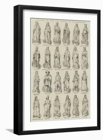 Statues in the New Palace at Westminster-null-Framed Giclee Print