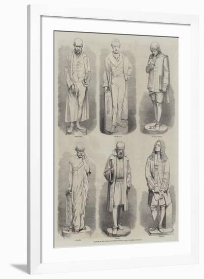 Statues in the Oxford University Museum-null-Framed Giclee Print