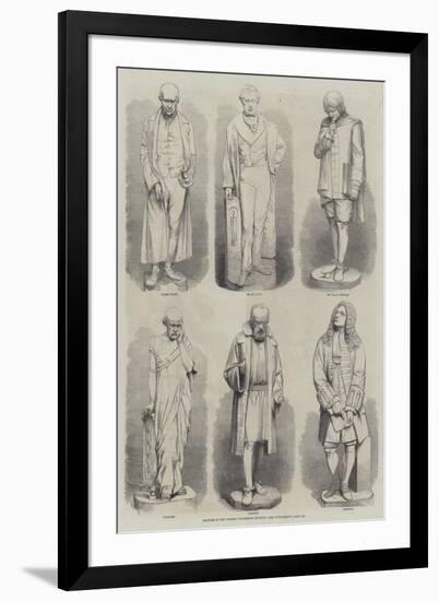 Statues in the Oxford University Museum-null-Framed Giclee Print